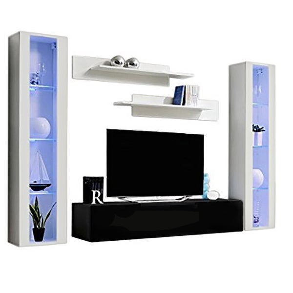 Fly AB2 30TV Wall-Mounted Floating Modern Entertainment Center