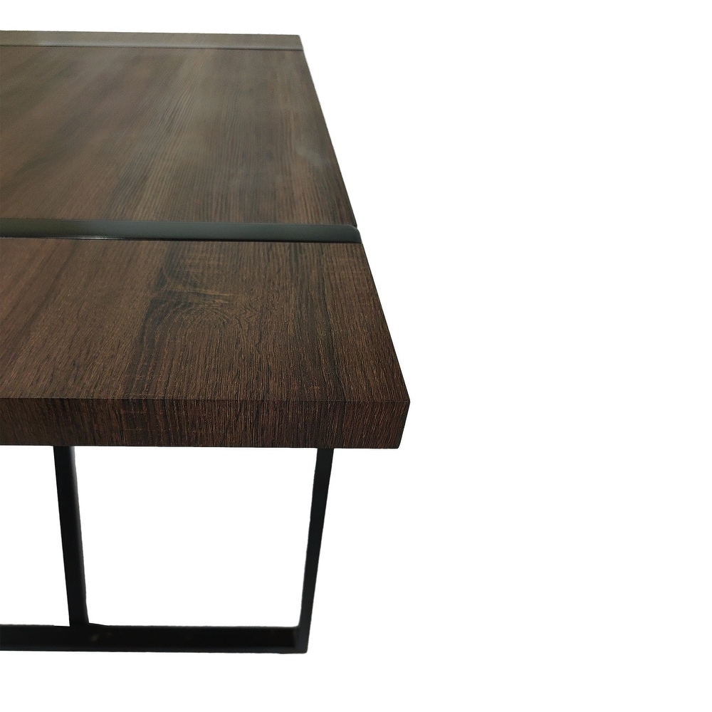 Rectangular Wood Dining Table For 4 6 Person