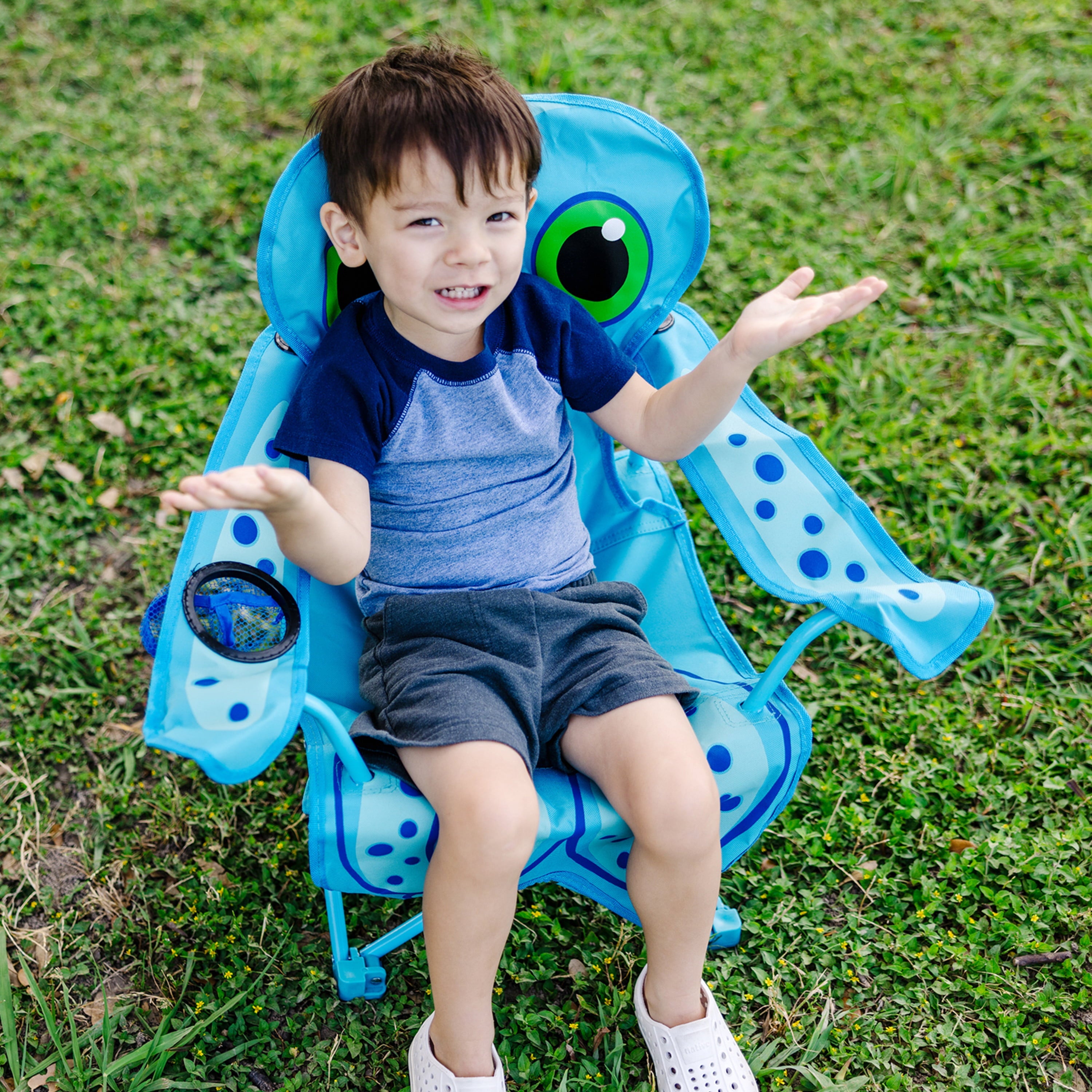 Melissa & Doug Sunny Patch Flex Octopus Folding Beach Chair for Kids