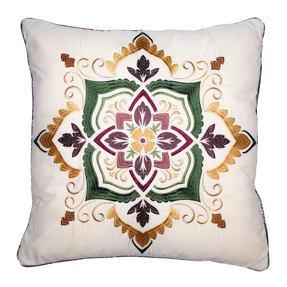 Donna Sharp Spice Postage Stamp UCC Square Decorative Pillow