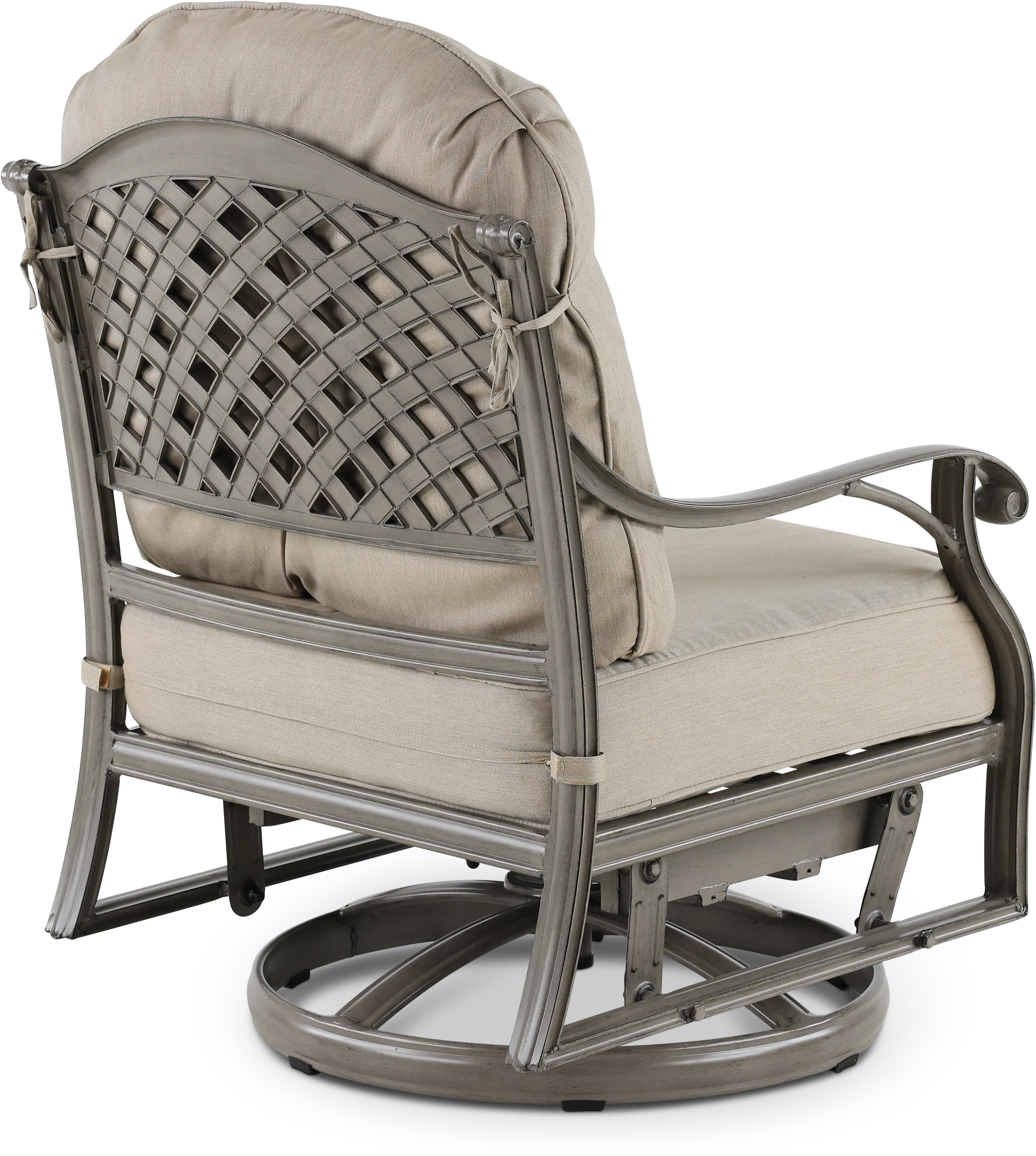 Macan High Back Patio Dining Swivel Rocker