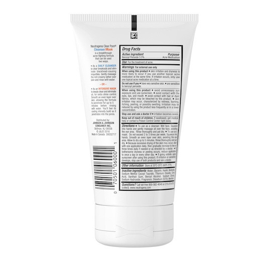 Neutrogena Clear Pore Cleanser  ampMask  4.2 Flu...