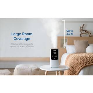 LEVOIT 1.2 Gal. Smart Warm and Cool Mist Top-Filled Ultrasonic Humidifier and Diffuser with Ambient Light up to 430 sq. ft. HEAPHULVSUS0074Y