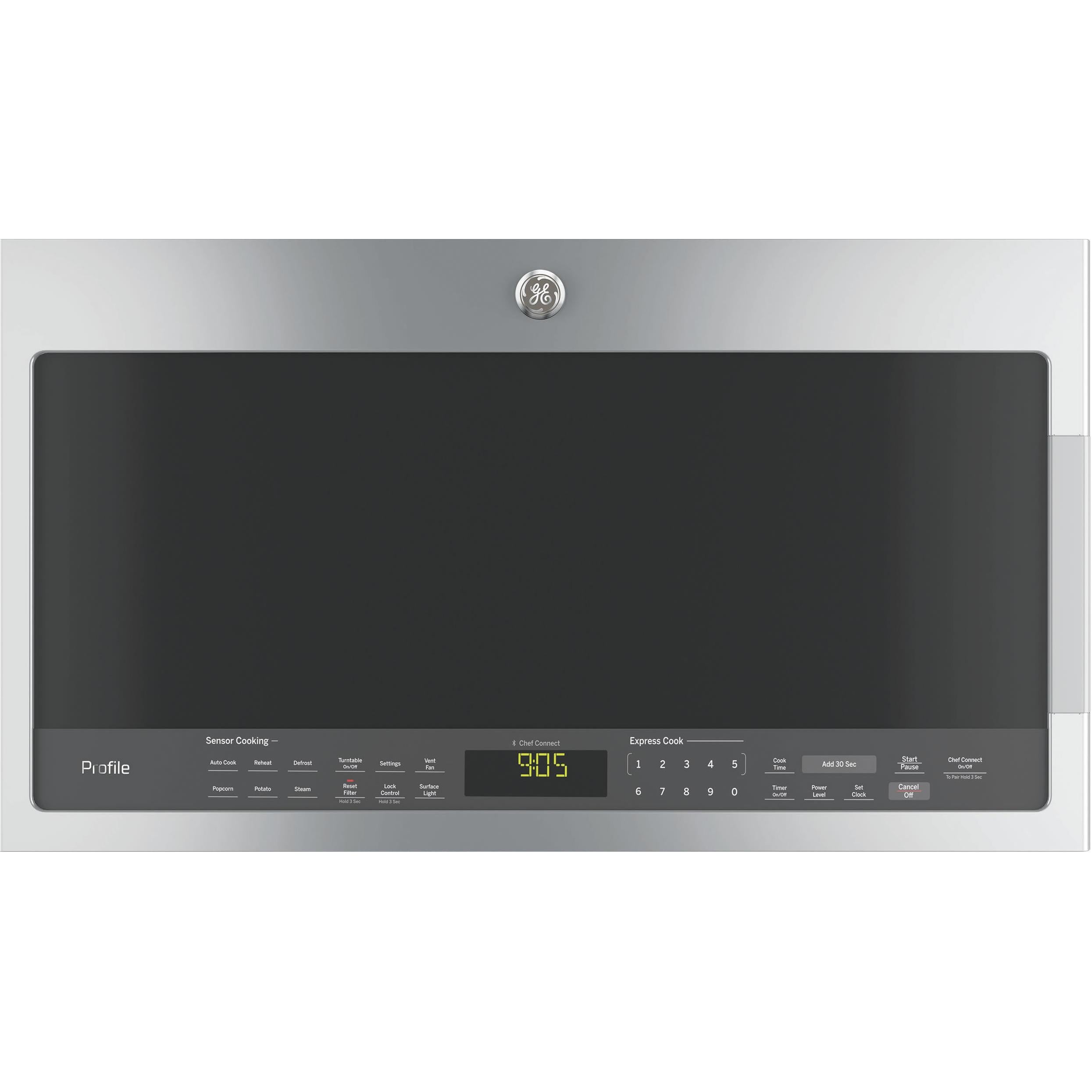 GE Profile 30-inch, 2.1 cu. ft. Over-the-Range Microwave Oven with Chef Connect PVM2188SJC