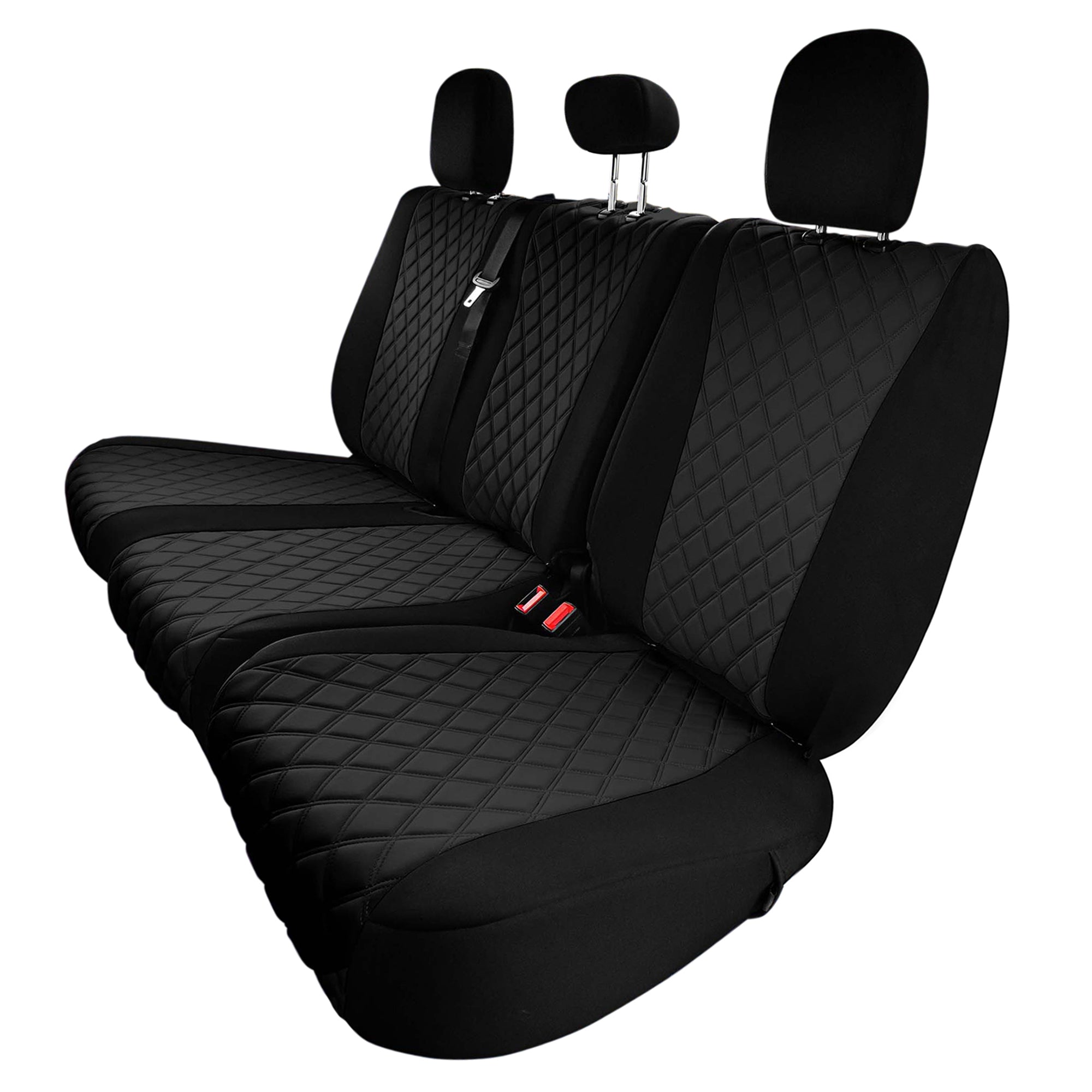 FH Group Neoprene Custom Fit Truck Car Seat Covers for 2015-2022 Ford F-150 and 2017-2022 Ford F-250 F-350 F450 2nd Row