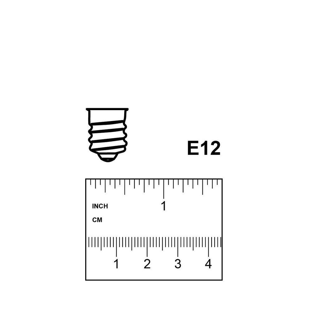 Feit Electric 60-Watt Equivalent BA10 E12 Candelabra Dim White Filament Clear Glass Chandelier LED Light Bulb Daylight 5000K (3-Pack) CFC60950CAWFILHDRP3