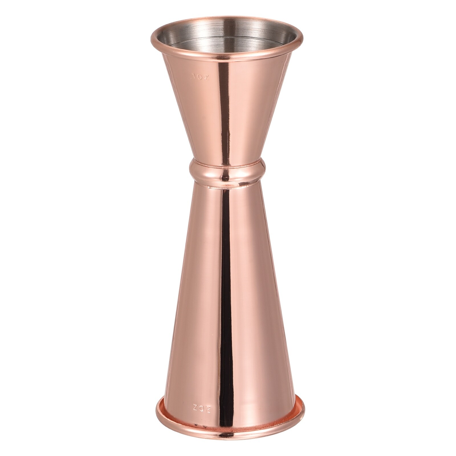 1oz/2oz Stainless Steel Cocktail Jigger Shot Glass Measuring Cup - 12cm x 4.6cm