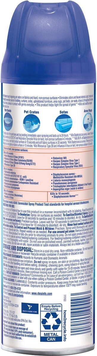 Lysol Pet Odor Eliminator， 15-oz bottle