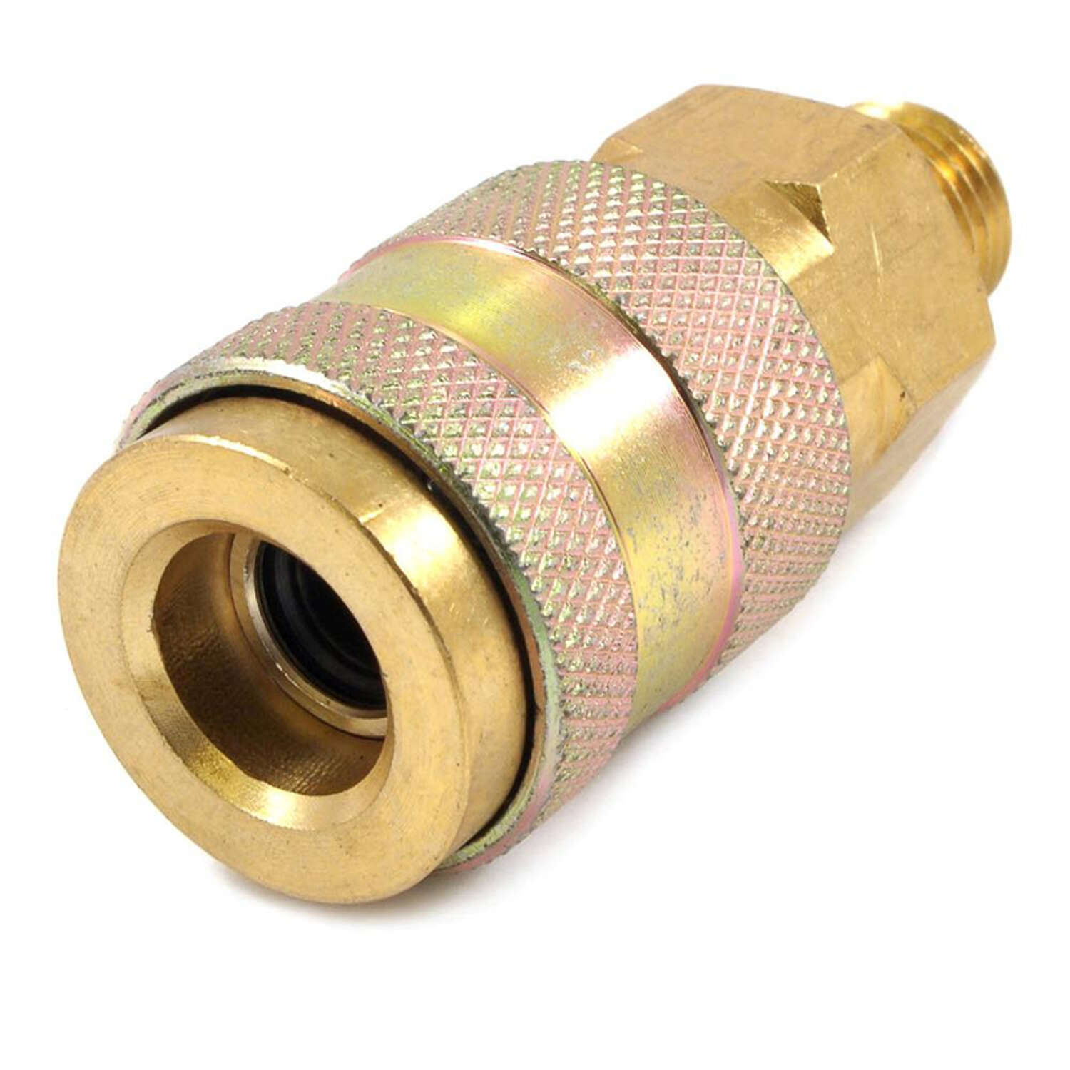 Forney Brass Universal Coupler 1/4 in. Female X 1/4 in. Male 1 pc