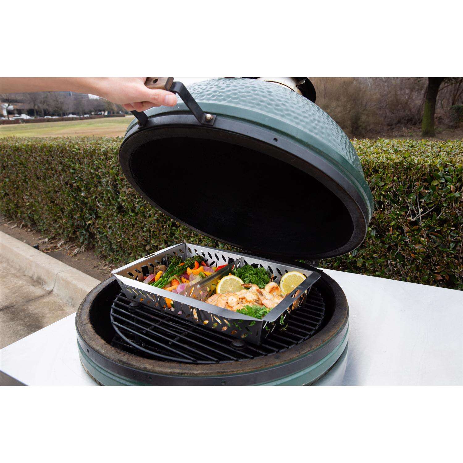 Proud Grill UltraVersatile Stainless Steel Grill Basket 15 in. L X 10 in. W 1 pk