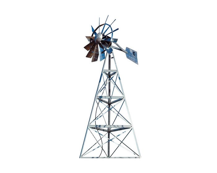 Outdoor Water Solutions 16 Foot Ornamental Windmill OMS0015