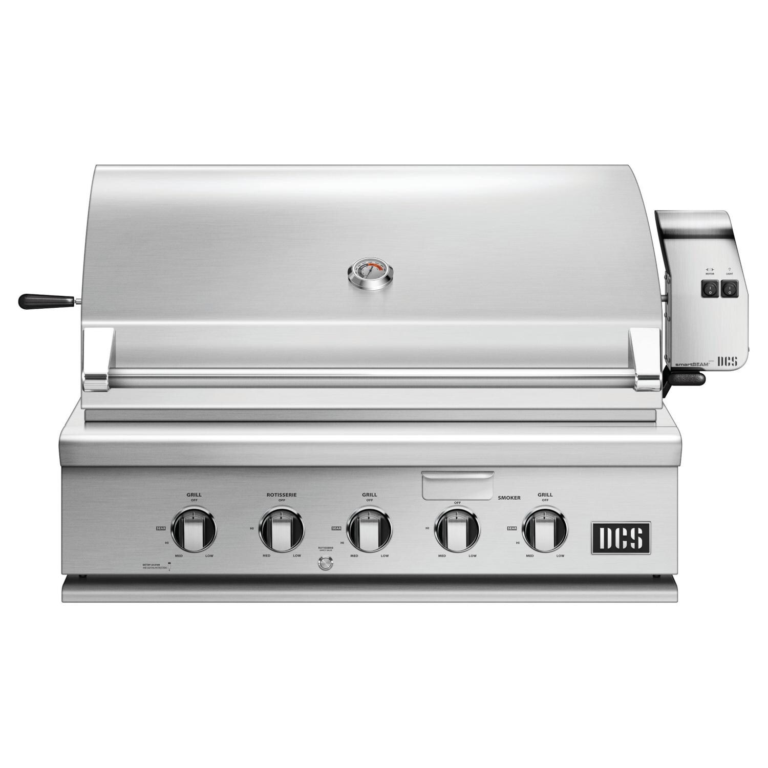 DCS Series 7 36-Inch Built-In Propane Gas Grill With Rotisserie