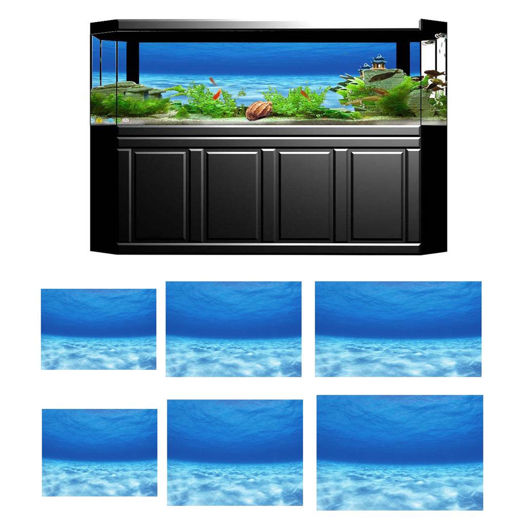 Aquarium Background Easy to Apply and Remove For Aquarium Landscape Decor 122x46cm