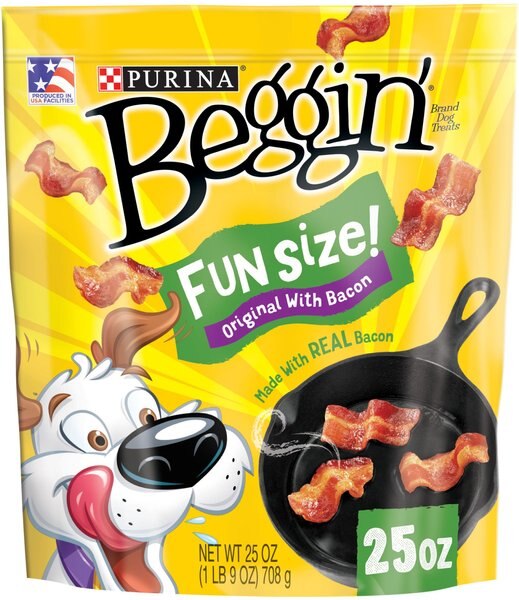 Purina Beggin' Real Meat Fun Size Original with Bacon Flavored Dog Treats