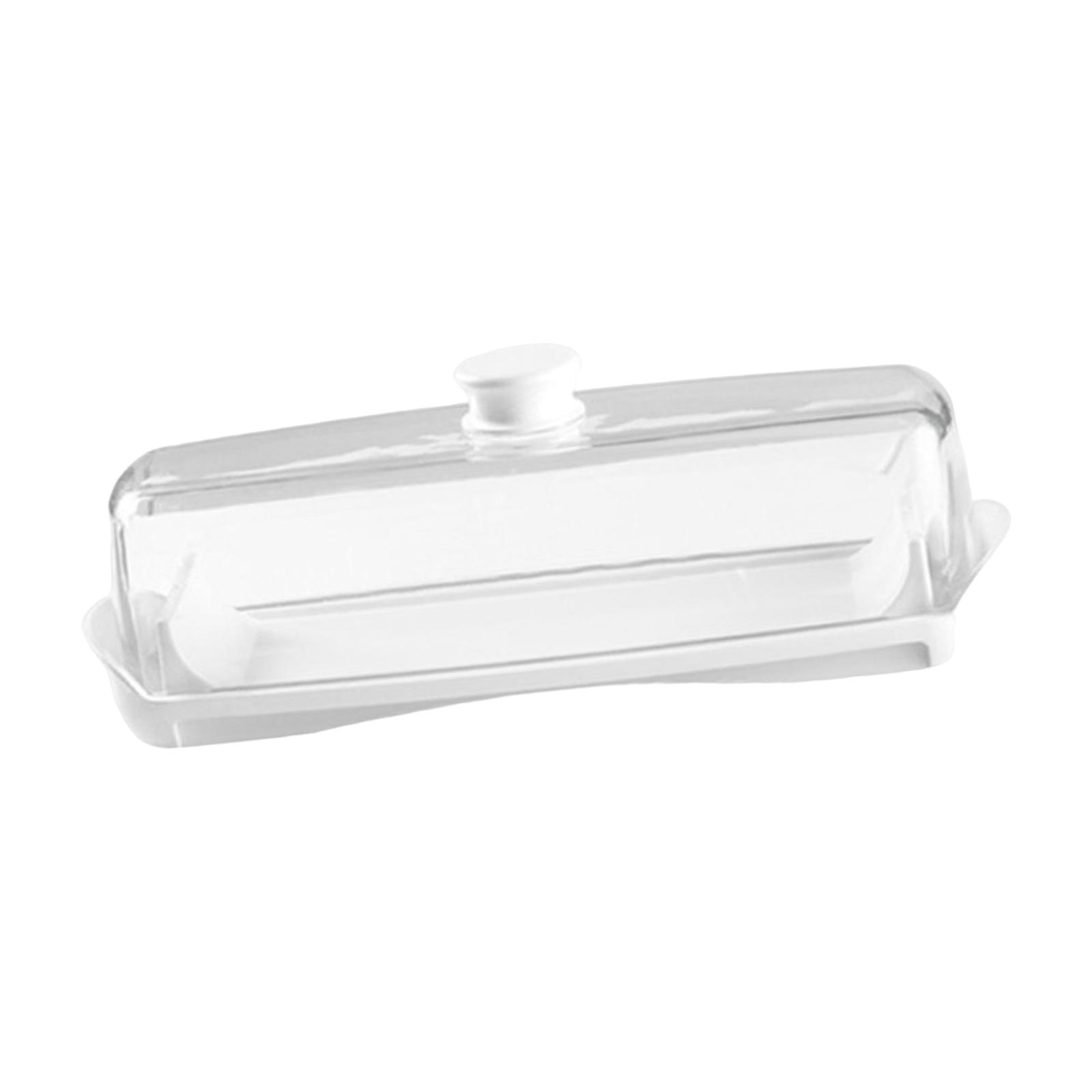 Household Butter Dish with Covers Kitchen Accessory Large Capacity Sealing Dish Clear