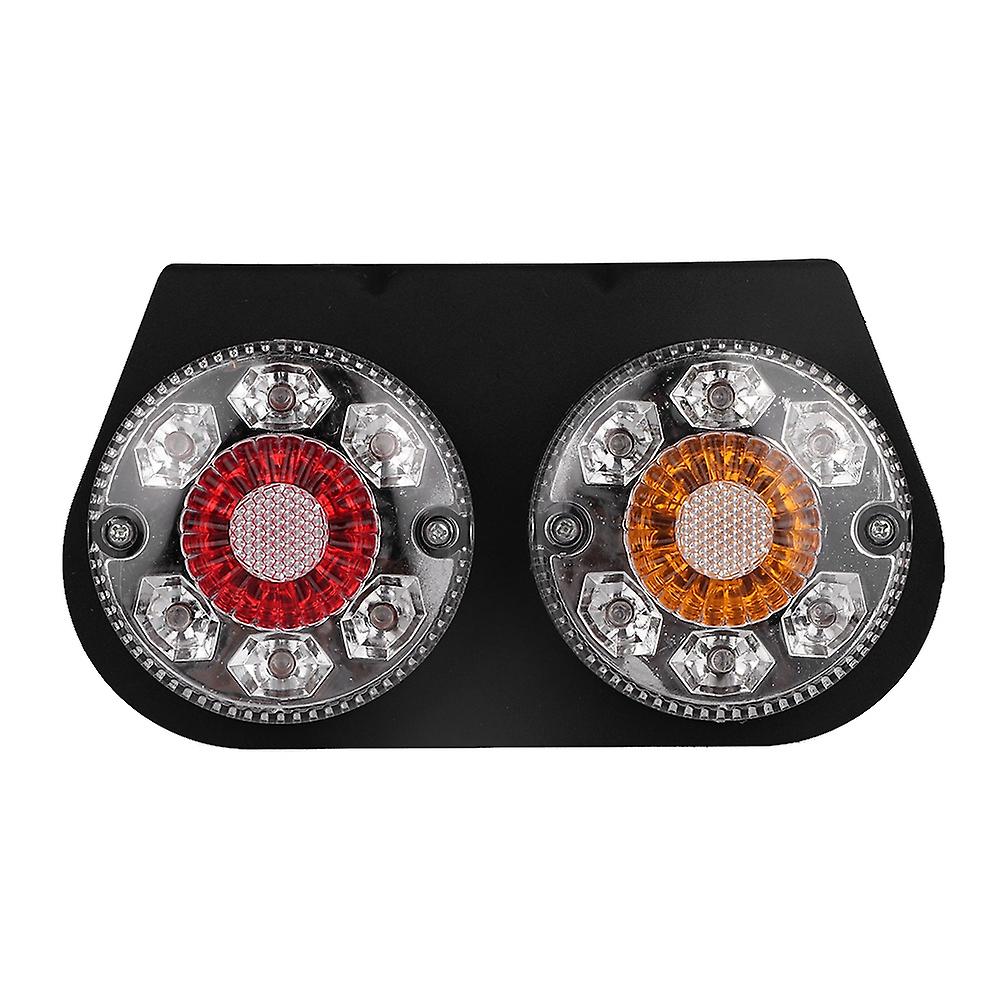 Dual Color Trailer Truck Led Rear Tail Light Waterproof Turn Signal Stop Lamp