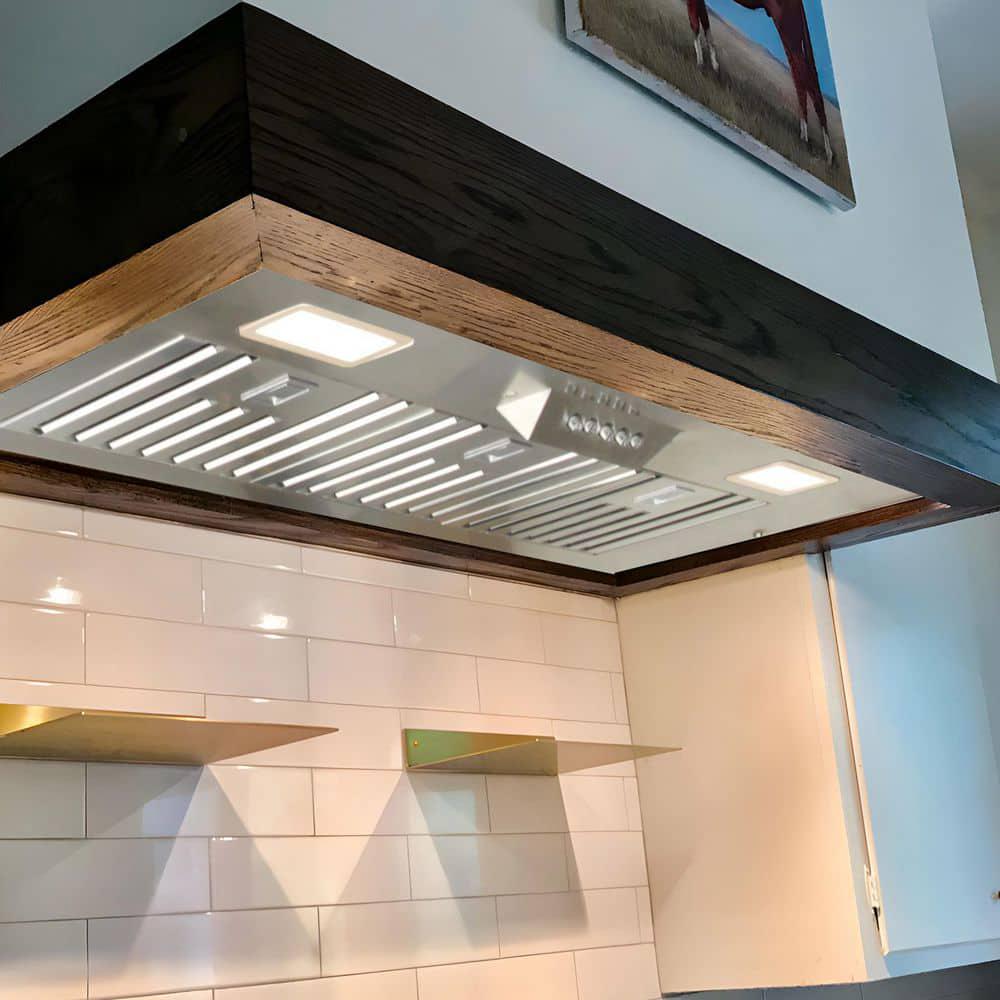 Akicon 36 in 600 CFM Ducted Insert Range Hood in Stainless Steel