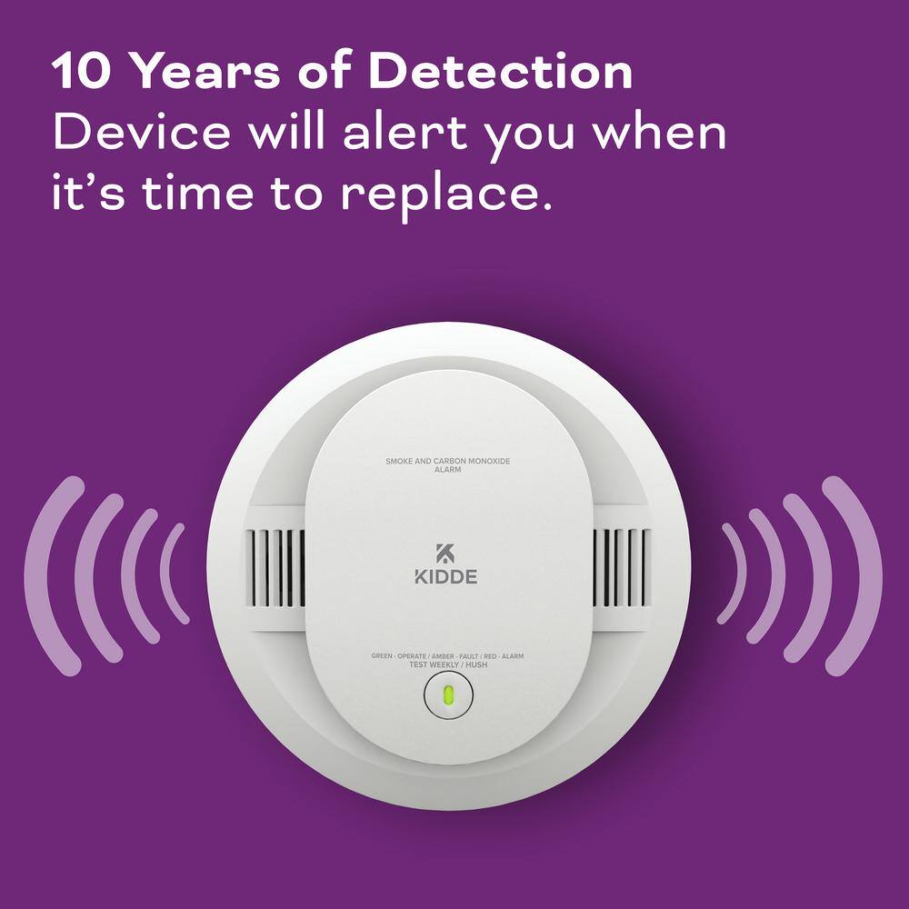 Kidde Firex Battery Powered Combination Smoke and Carbon Monoxide Detector with Voice Alerts 21032090