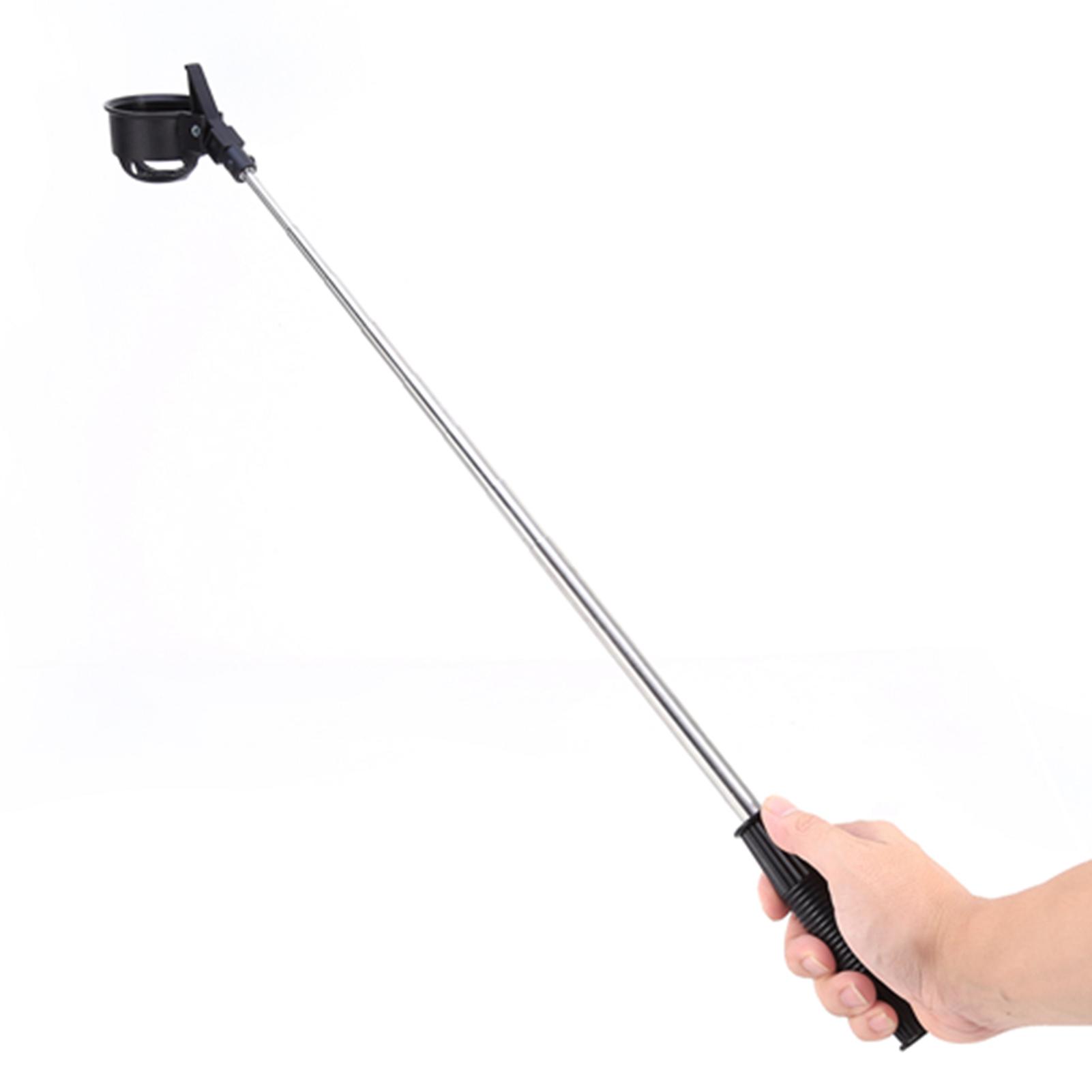 Retractable Stainless Steel Shaft Scoop Telescopic Golf Ball Retriever Pick Up