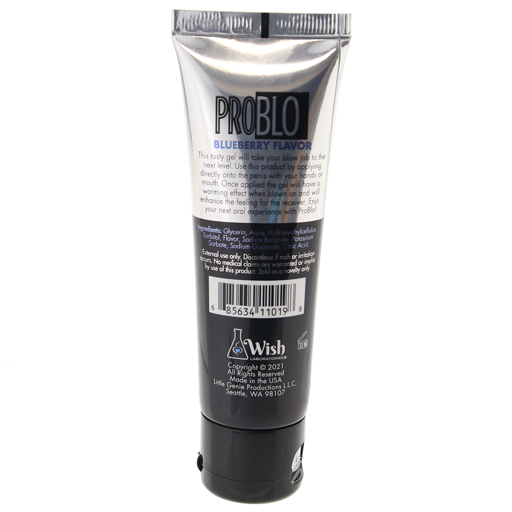 Pro Blo Flavored Oral Gel 1.5oz/44ml in Blueberry