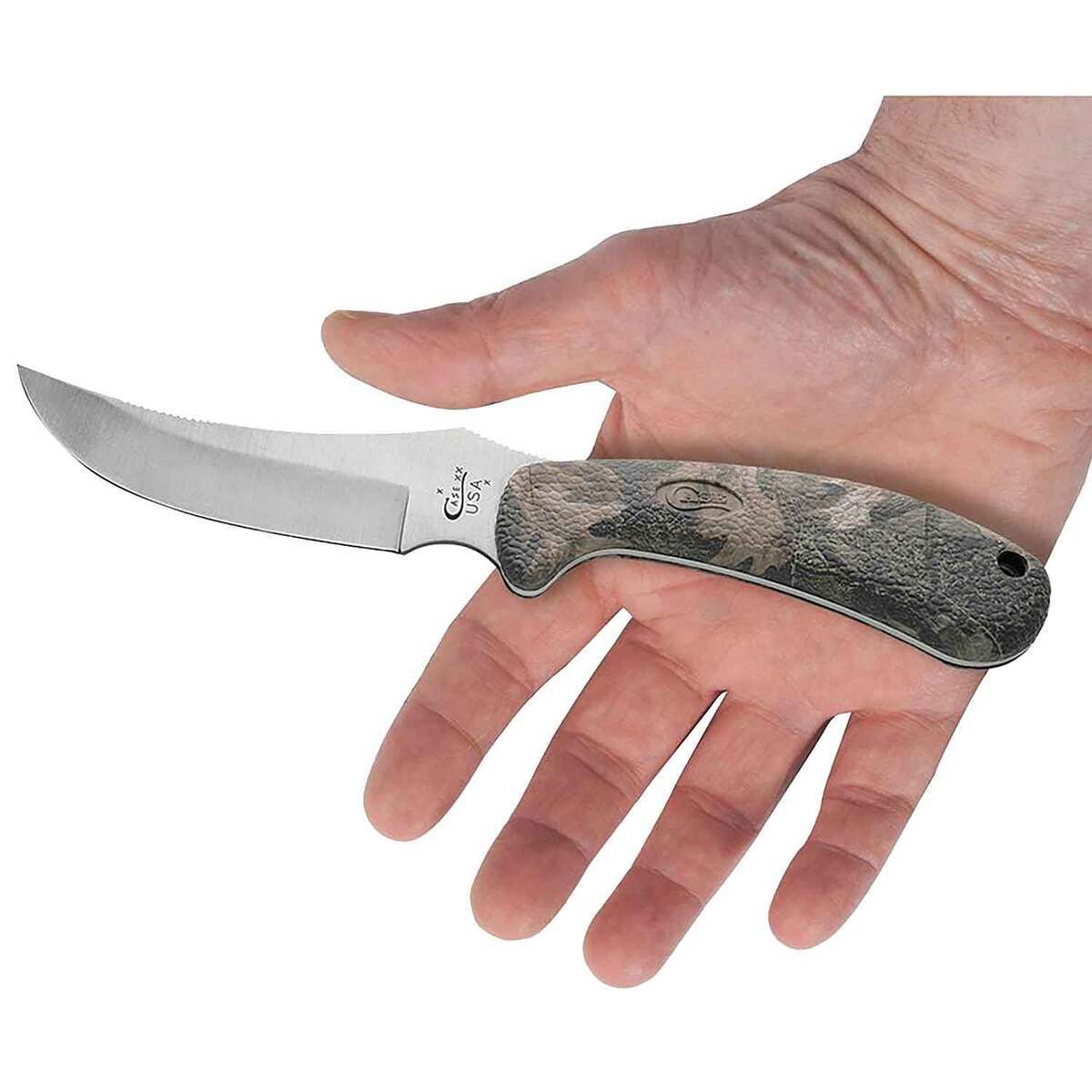 Case Lightweight Synthetic Camo Caliber Ridgeback Hunter 4.13 inch Fixed Knife