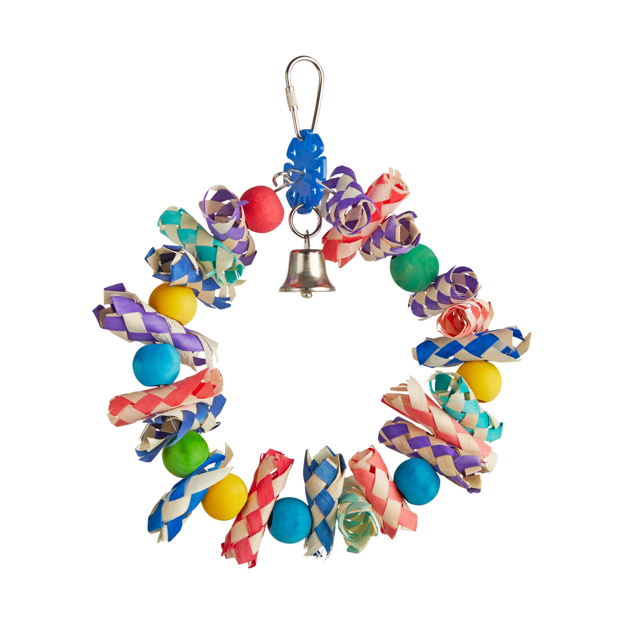 YOU  ME Fiesta Landing Noisemaking Bird Toy， Medium