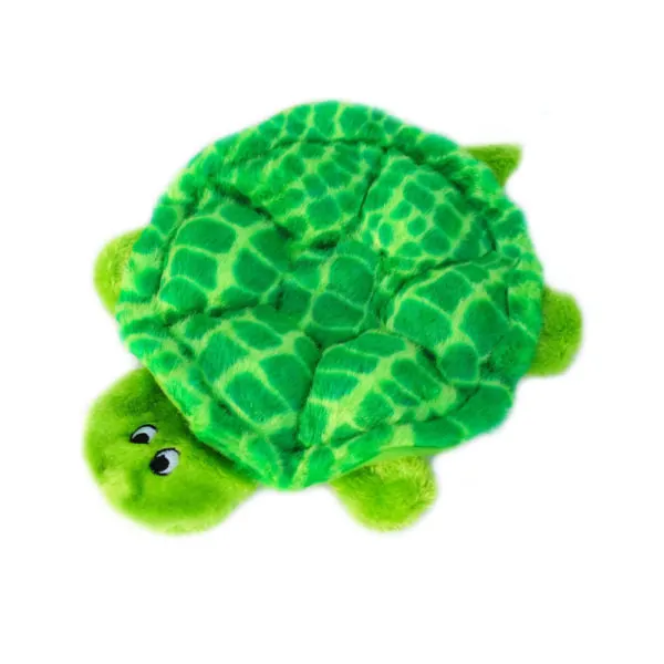 ZippyPaws Squeakie Crawler Dog Toy - SlowPoke the Turtle