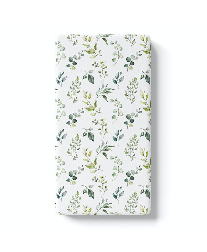 Honey Lemonade Super Soft Fitted Crib Sheet - Eucalyptus