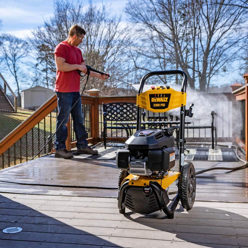 DEWALT 3300 PSI 24 GPM Gas Cold Water Pressure Washer with HONDA GCV200 Engine