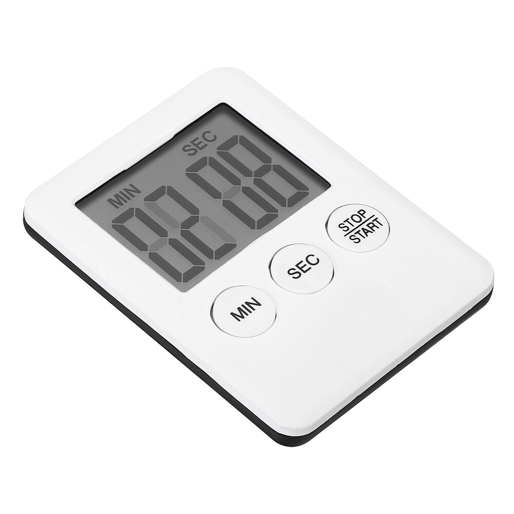 Digital Timer 1Pcs Small Count Down/UP Clock with Magnetic Kitchen Timer White