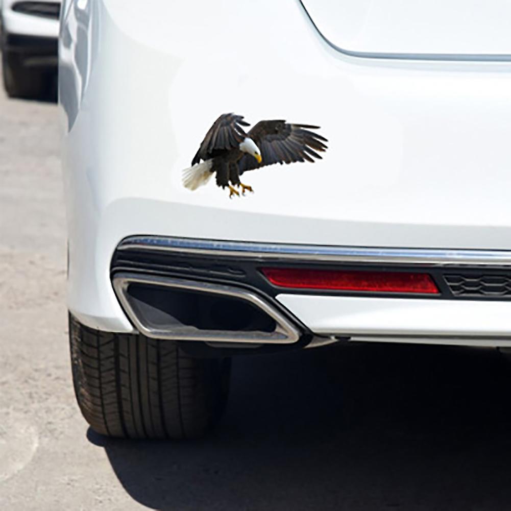 3d Eagle Car Sticker Decoration Vinyl Adhesive Decal Trim Auto Styling Accessory