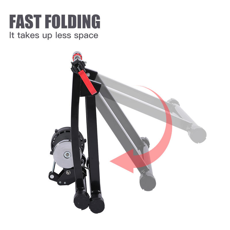 Racer Exercise Bike Resistance Trainer  Stationary Bike Stand  and Bike Trainer Stand for Indoor Riding