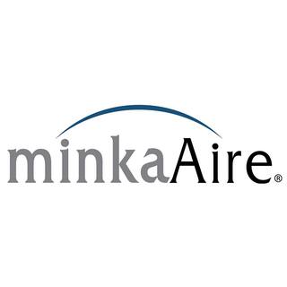 MINKA-AIRE Future 65 in. LED Indoor Outdoor Coal Black Ceiling Fan with Remote F756L-CL