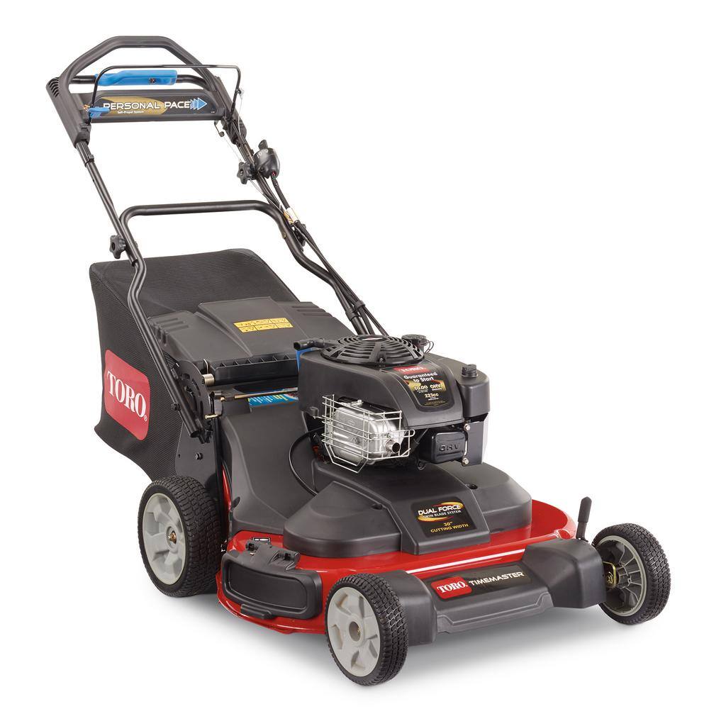 Toro TimeMaster 30 in. Briggs  Stratton Electric Start Walk-Behind Gas Self-Propelled Mower with Spin-Stop 21200