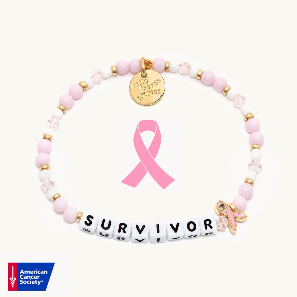 Little Words Project  Survivor- Breast Cancer Awareness - S/M or M/L