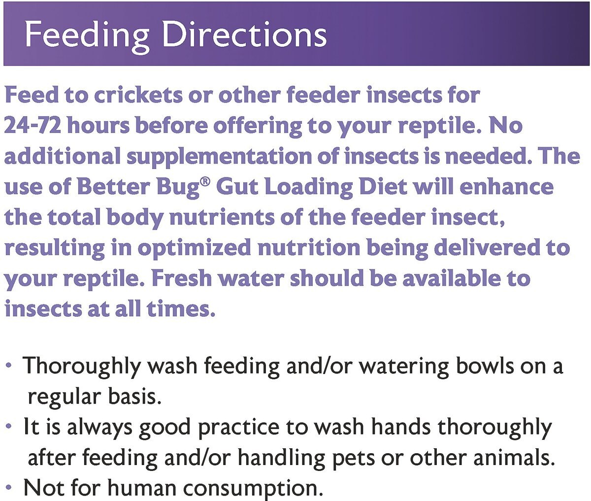 Mazuri Better Bug Gut Loading Feeder Insect Supplement， 8-oz bag