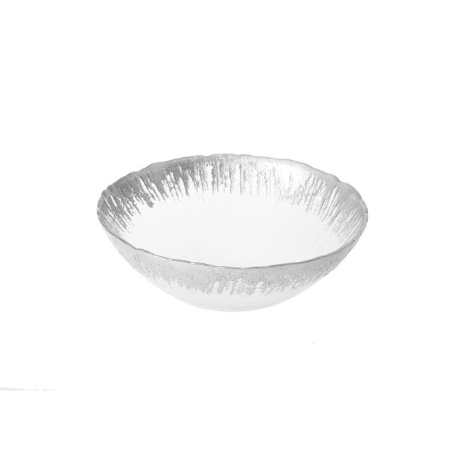 Classic Touch CB307S 6.75 in. Individual Bowls with Flashy Silver Design