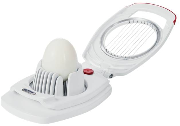 Egg Cutter - Non Slip, Egg Slicer and Wedger with Built in Shell Piercer