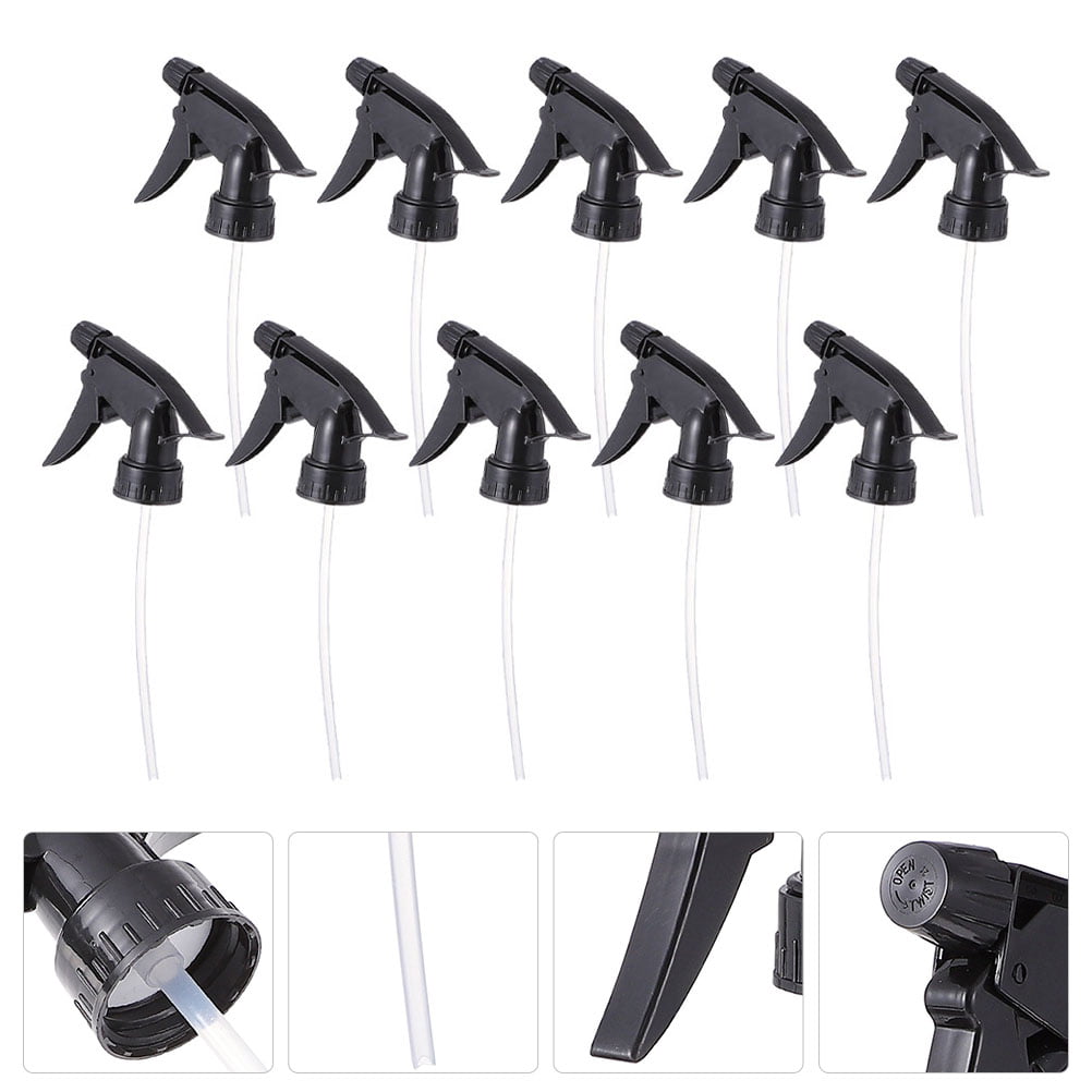 10PCS Spray Bottle Nozzle Replacement Adjustable Trigger Spray Spray Head