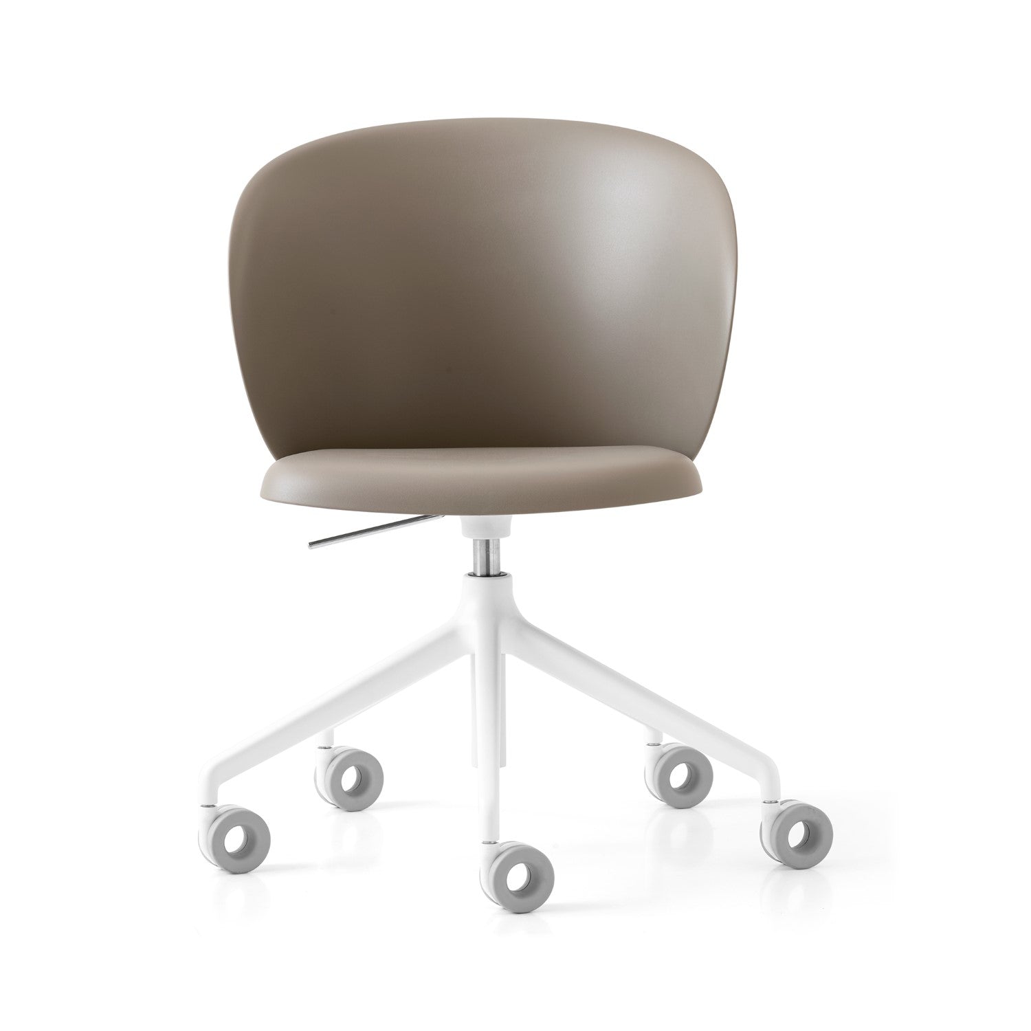 Tuka Indoor/Outdoor Optic White Base Swivel Office Chair