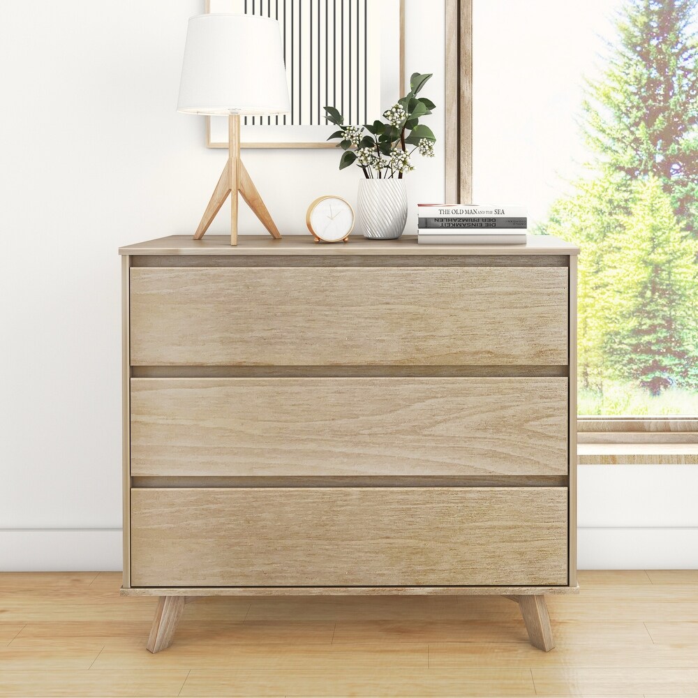 Max and Lily Scandinavian 3 Drawer Dresser