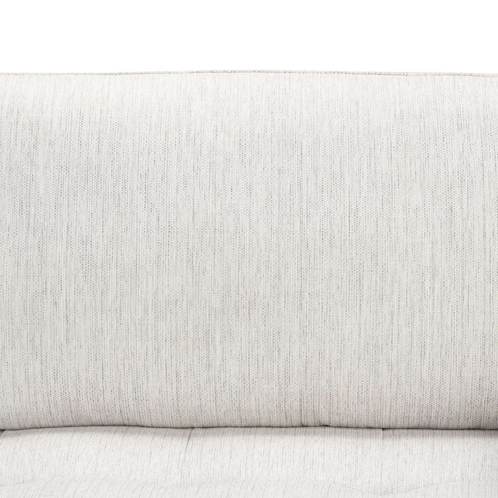 Poly and Bark Napa Fabric Sofa  Bright Ash   Midcentury   Sofas   by Edgemod Furniture  Houzz