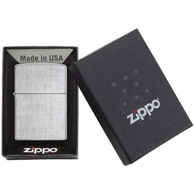 Zippo Classic Linen Weave Design Windproof Lighter