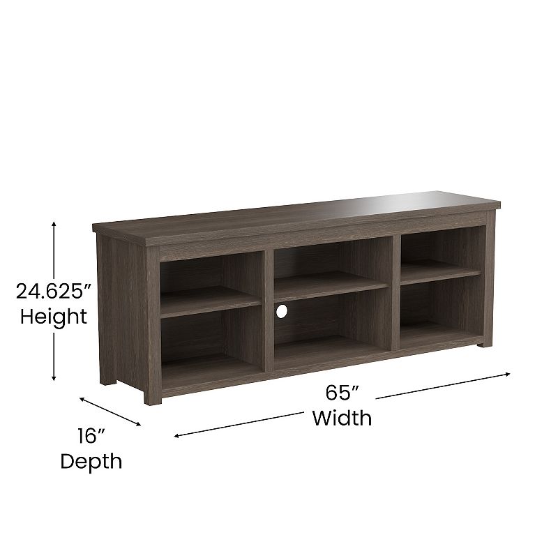 Flash Furniture Kilead Farmhouse 80 TV Stand