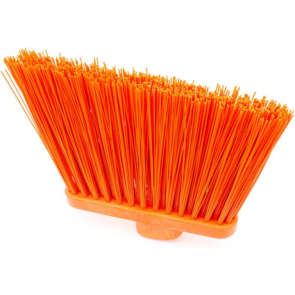 CFS Brands Sparta 12 in. Orange Polypropylene Unflagged Upright Broom Head (12-Pack) 36868EC24