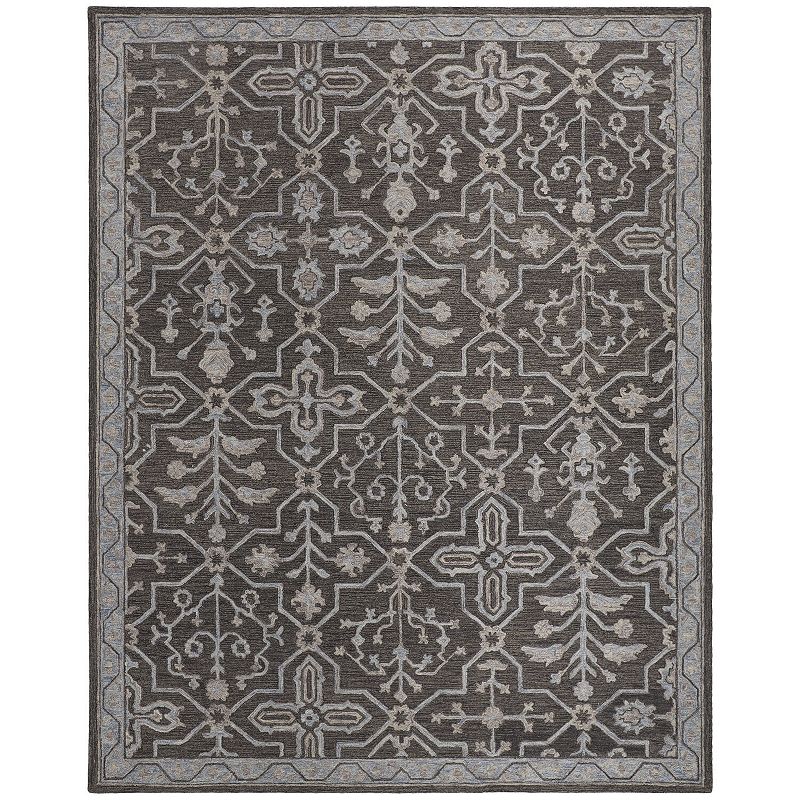 Weave and Wander Faris Rustic Farmhouse Flora Fauna Rug