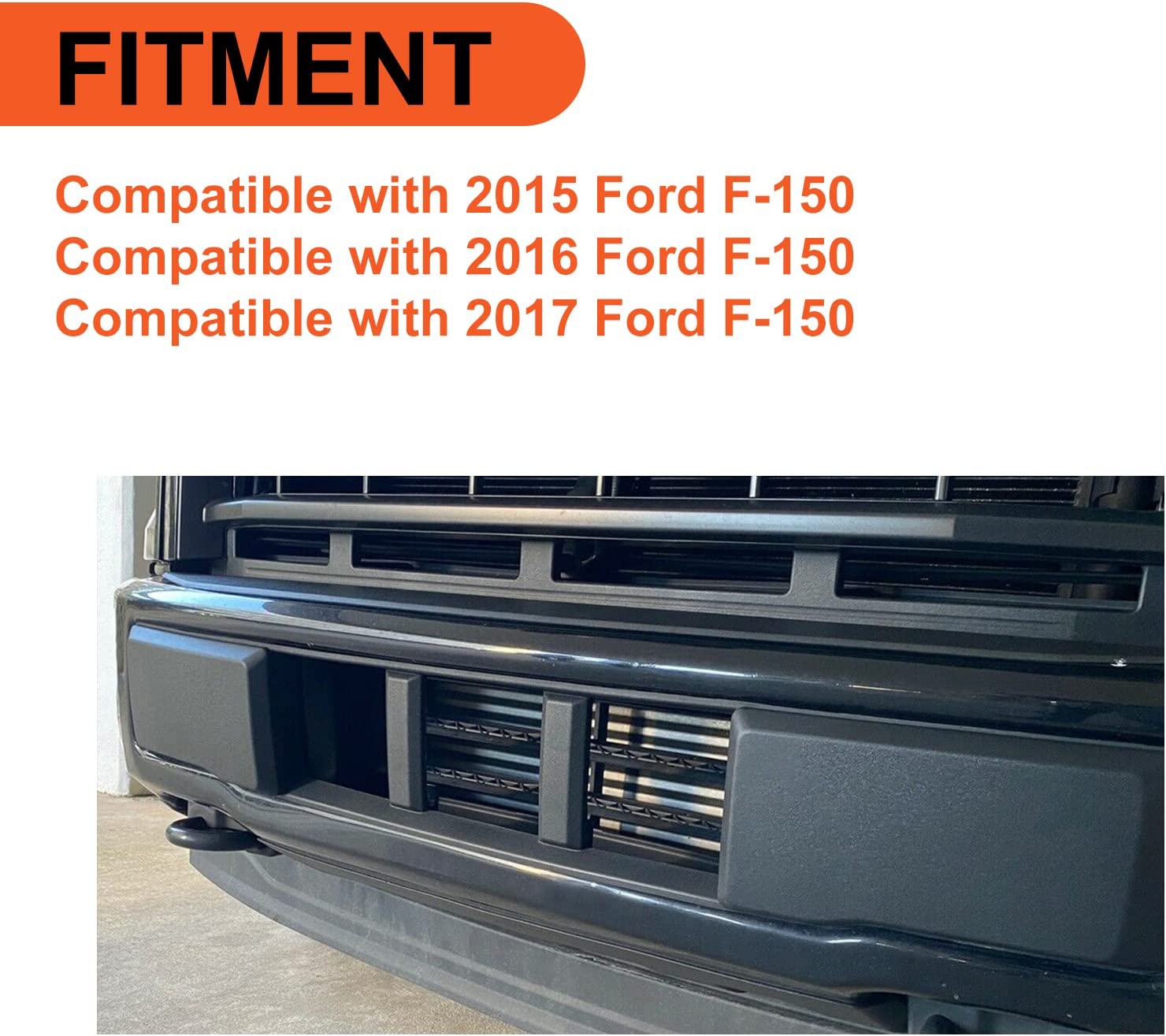 Kojem Front Bumper Lower Grille Trim Panel for 2015 2016 2017 Ford F-150 F150 OEM FL3Z-17E810-CA