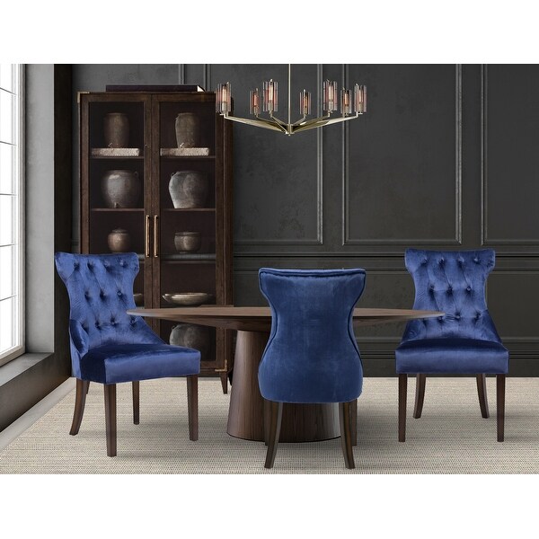 Chic Home Bronte Velvet Upholstered Dining Chair， Set of 2