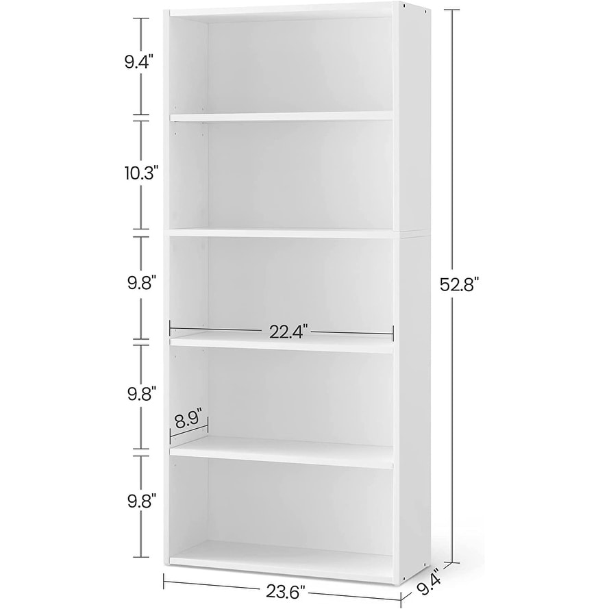 VASAGLE Bookshelf  5 Tier Open Bookcase