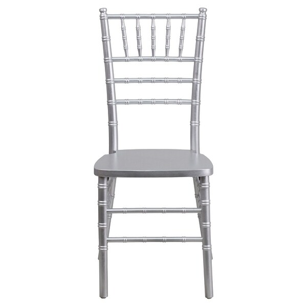 HERCULES Series Silver Wood Chiavari Chair